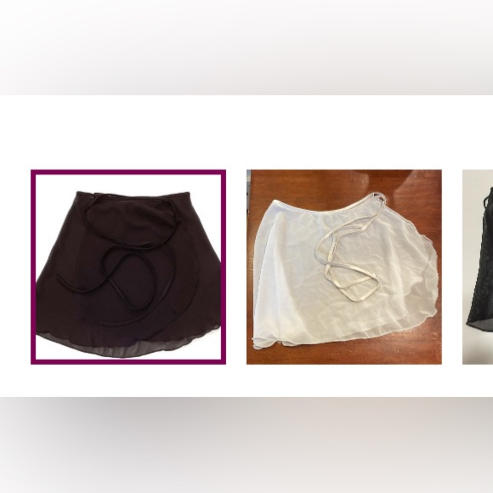 White or Black Body Wrappers, dance skirt ￼ FREE SHIPPING